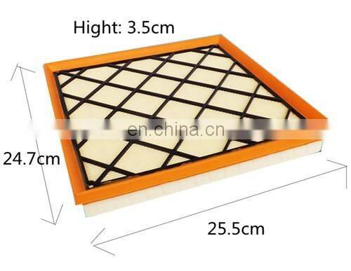 high flow paper car air filter for OE 13272720