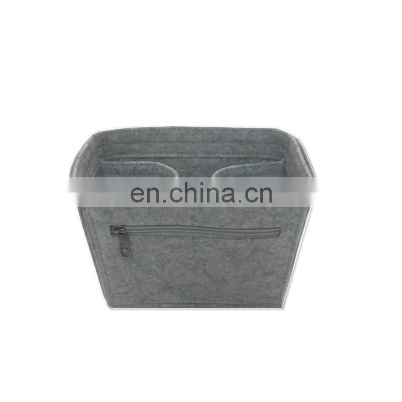 factory directly wholesale Felt Cosmetic Accessory handle Bag