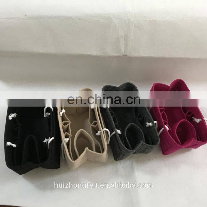 Felt Cosmetic Make Up Handbag Purse Organizer Bag