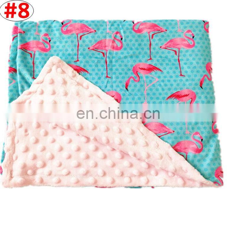 Baby flannel Blanket Cartoon Animal Toddler Spring Summer Bubbles Blanket Bedding Wrap 10Styles