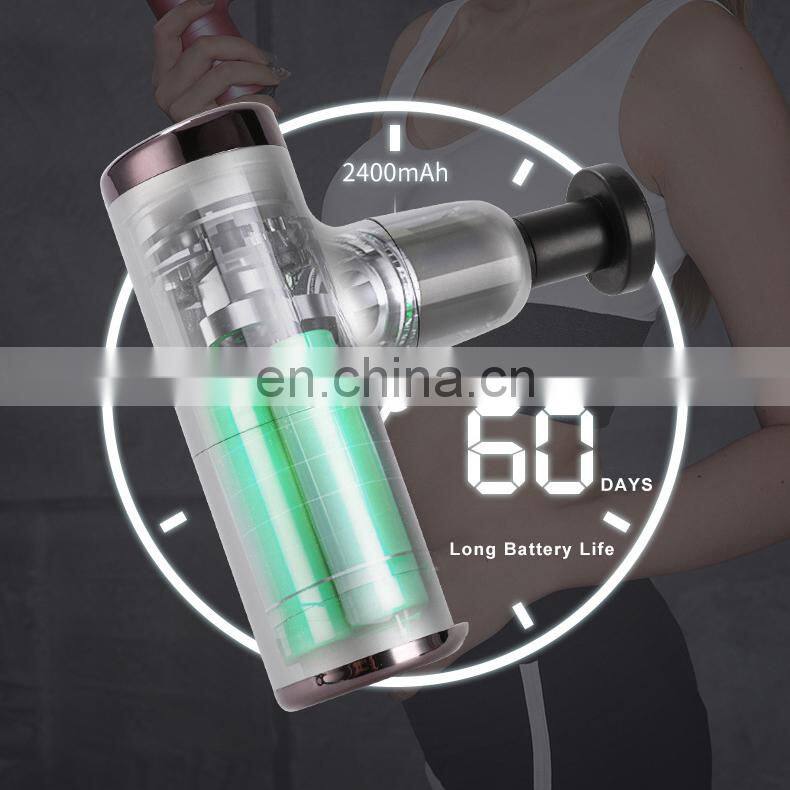 2020 New Portable Mini Cordless Vibration Deep Tissue Muscle Pocket Massage Gun For Sports