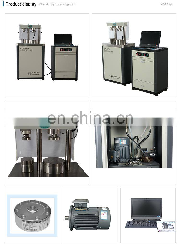 Cold crushing concrete compression testing machine