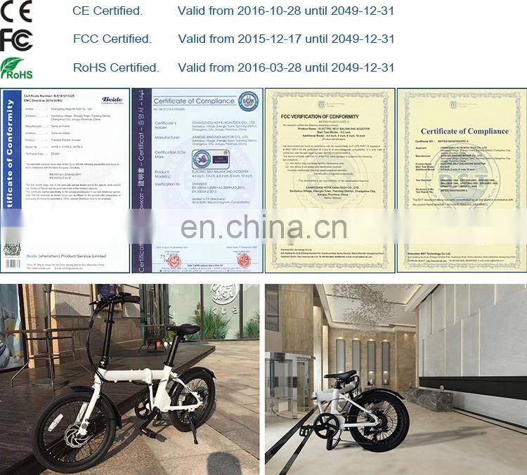 BEBHM20BM 20 Inch 36V Foldable Electric Bicycle With LCD Display, Portable Hidden Lithium Battery Electric Bike