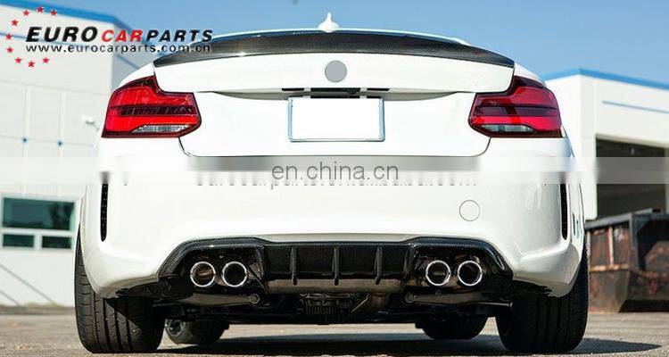 F87 M2 diffuser fit for M series F87 2015-2018y carbon fiber material M2 rear diffuser