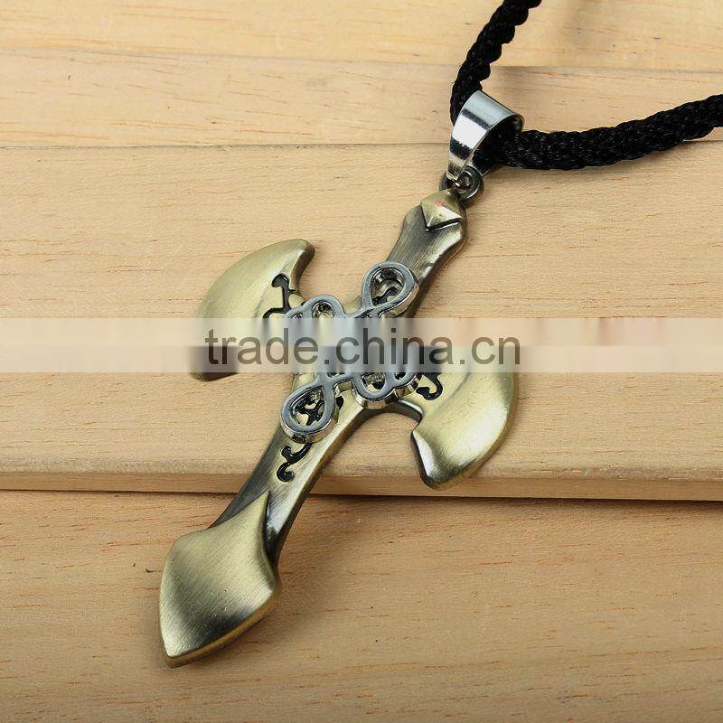 Titanium steel fashion accessories processing cross