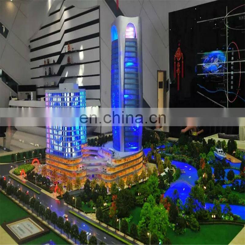Construction building model for modern office , miniature architect models