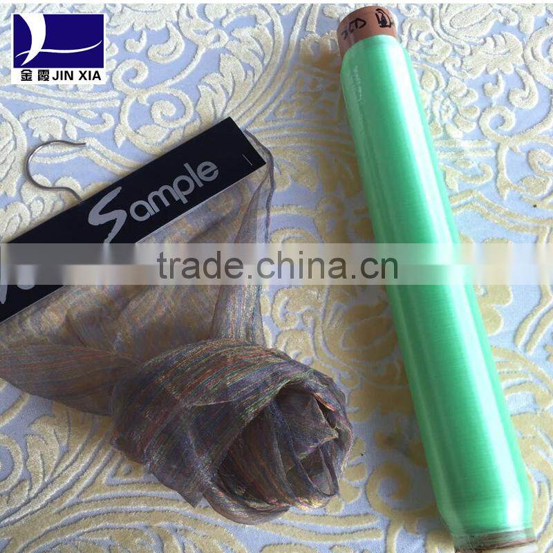100% polyester dope dyed monofilament yarn for scarves