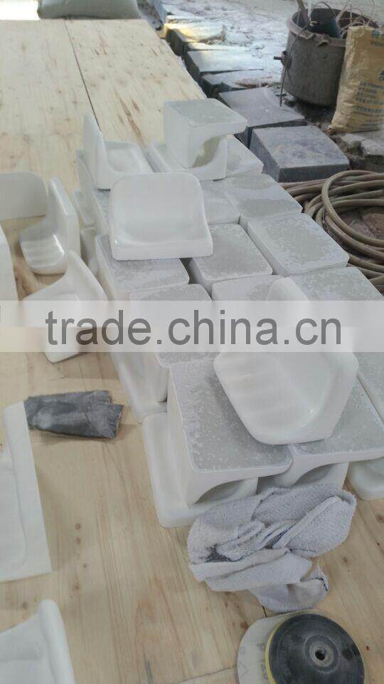 Cultured Marble Foot Rest, Wall Mount Soap Dish, Corner Mount Soap Dish, Shampoo Shelf, Trim, Accessory Ledge