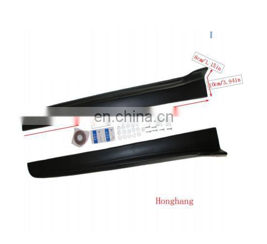 DSE Factory Directly Auto Parts Accessories Side Skirts, ABS Material Black Glossy Universal Car Side Skirts Spliter For All Car