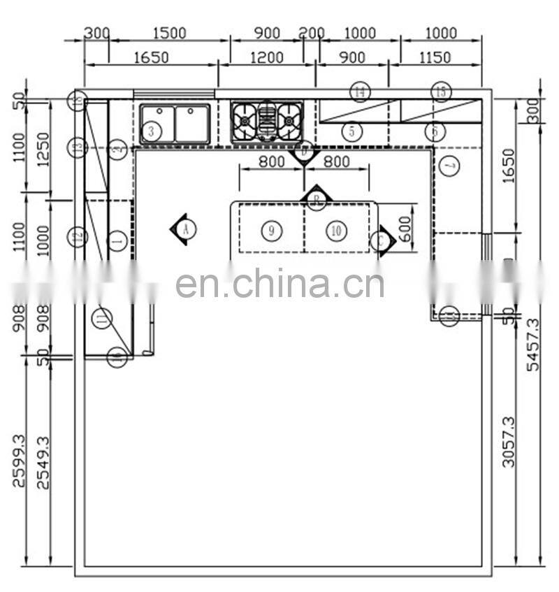 CBMMART diy cheap stainless steel kitchen cabinets for sale