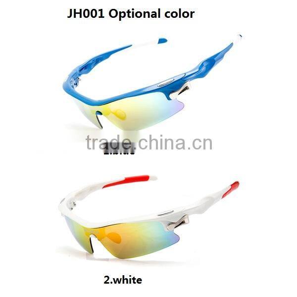 Fashion flexible high quality pc material TR polarized riding sport interchangeable sunglasses