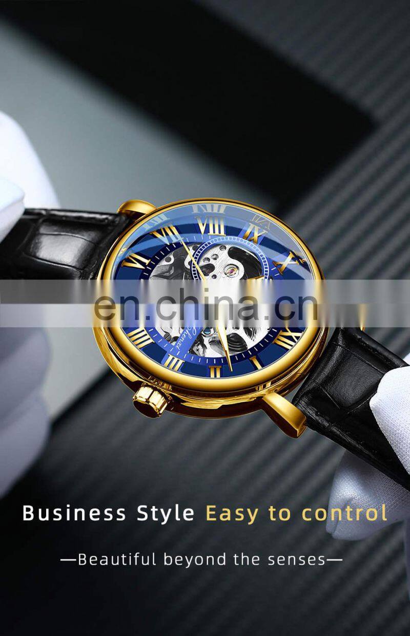 CHENXI 8878 Luxury Mens Mechanical Wristwatch Waterproof Automatic Watch Men Leather Business watches men wrist top