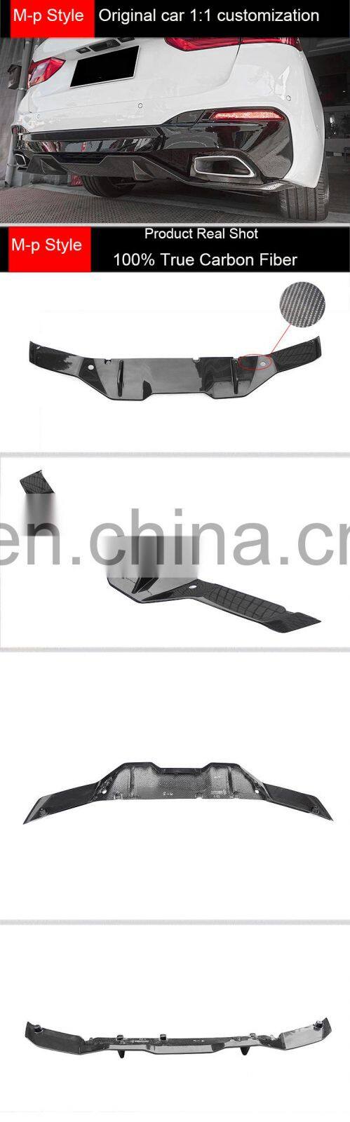 Runde New Arrival High Quality Carbon Fiber Material Rear Diffuser Lip For 2018-2020 BMW 5 Series G30 rear lip