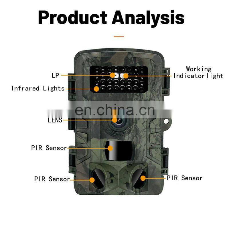 PR700 HD 1080P 20mp digital trail camera night vision for hunting infrared wildlife research camera