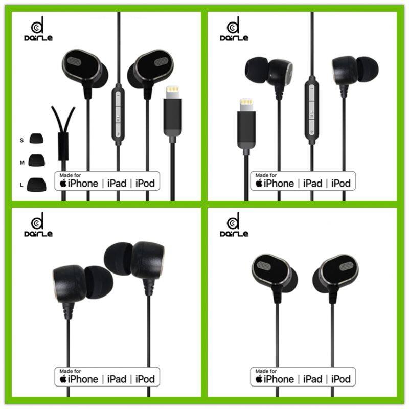 MFi certified earphone for apple white color