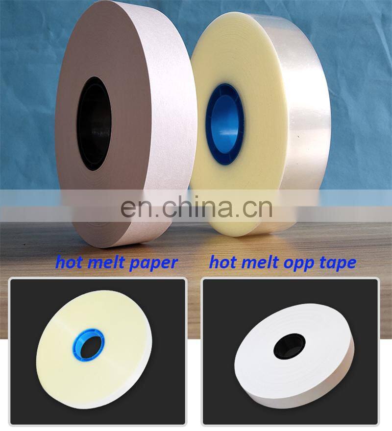 UT011 Table Top Hotmelt Opp Paper Tape Bundle Strapping Binding Machine for banknote money currency supermarket vegetable