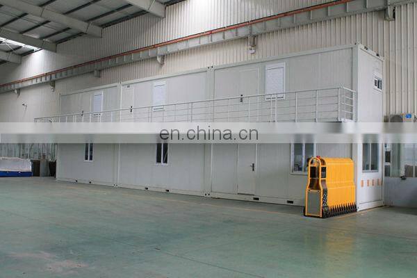 Prefabricated modular steel structure 20 foot sandwich panel container house for hotel/remote camp/office