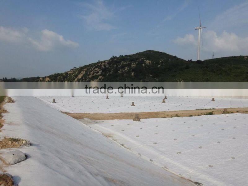 Good Separation PP short fiber needle punched roll length 100m geotextiles