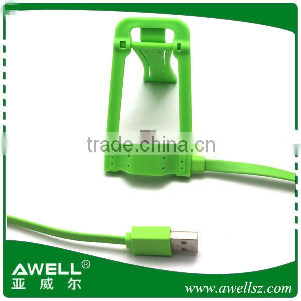New Arrival micro mobile phone cable with stand