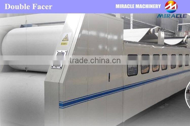 Top sale in 2016 corrugated paperboard with E flute handling machine price