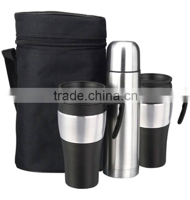 Customize and wholesale best quality stainless steel thermos mug gift sets