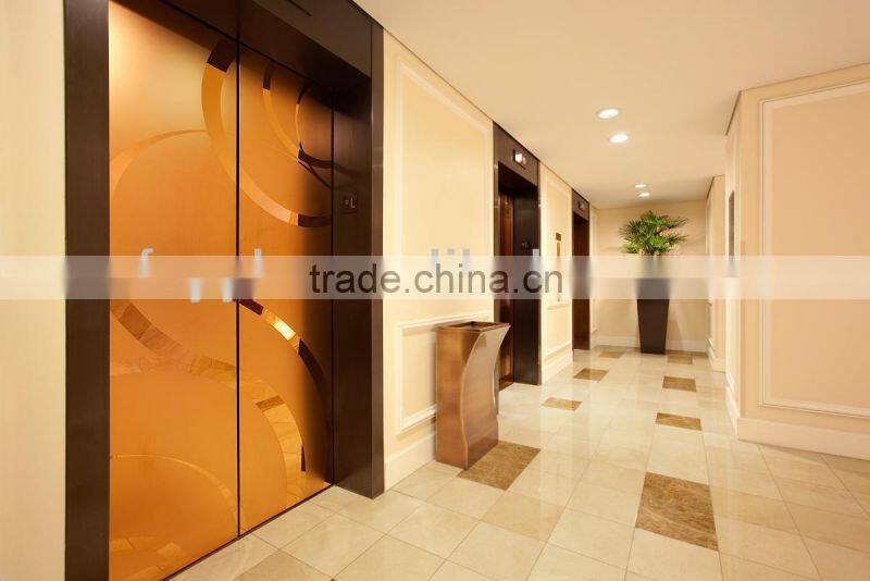 Elevator Decoration Mirror black Stainless Steel Plate