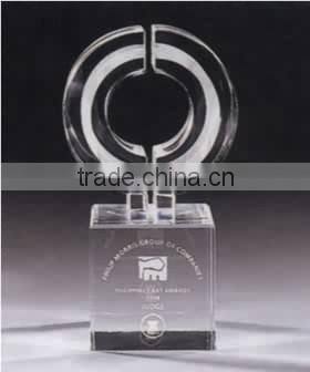 Chinese supplier engraved crystal trophy award