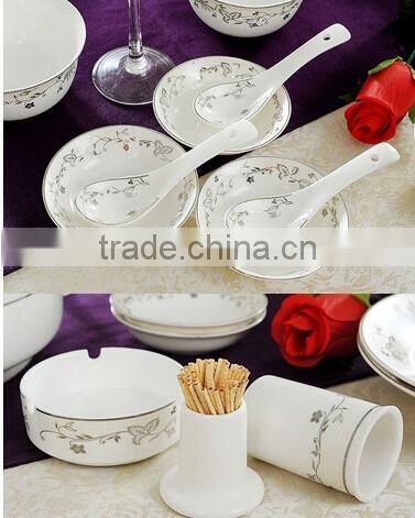 56 pcs 2015 Hot Style Wholesale Porcelain Ceramic Gift Set