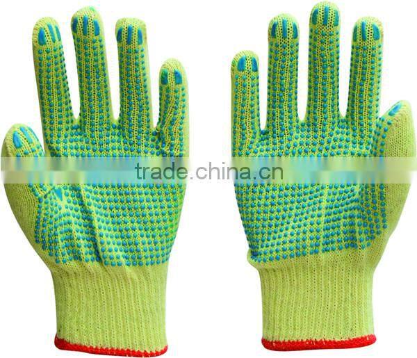 labor dotted gloves for work use in highly quality