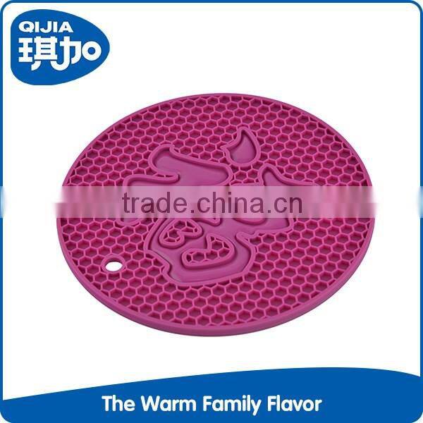 Promotional kitchen accessories silicone practical tea coaster