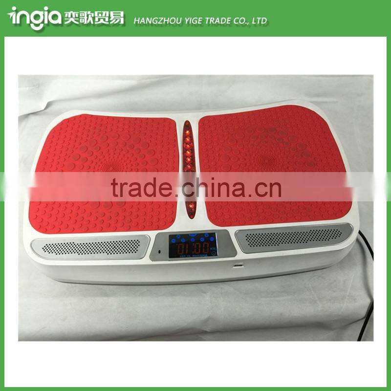 Dual-motor Compact Vibrating Foot Massaging Plate Body Shaker Fit Massage Vibration Plate
