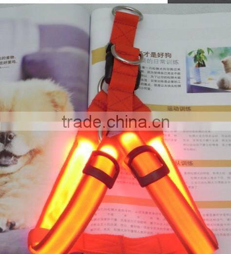 Wholesale Cheap retractable nylon LED dog collar