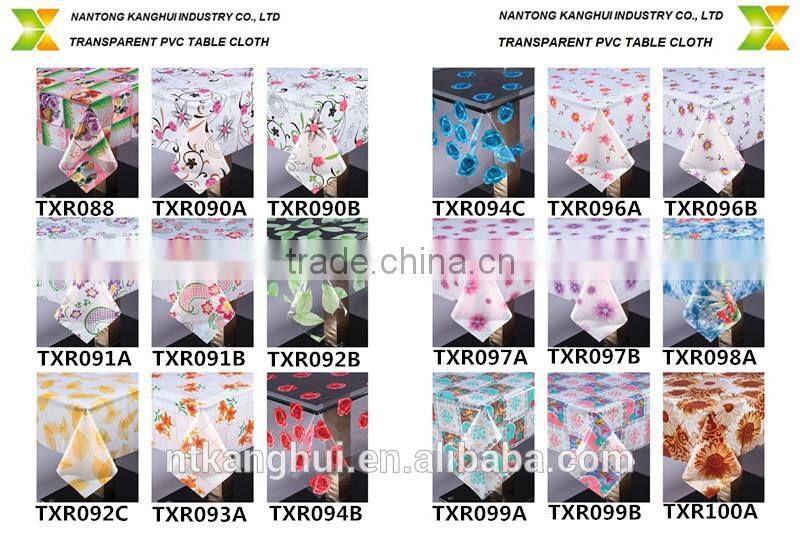Flower new lamination PVC table cloth