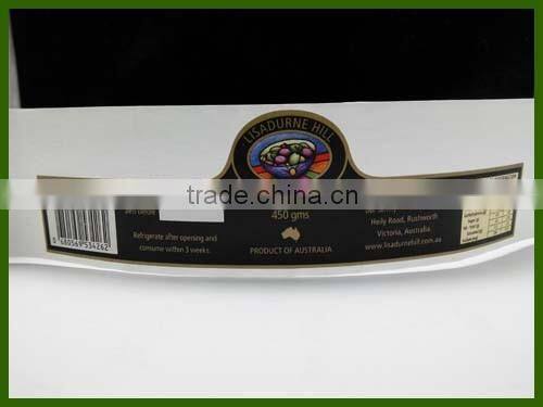 Different shapes customize sticker labels for Olive Oil bottles