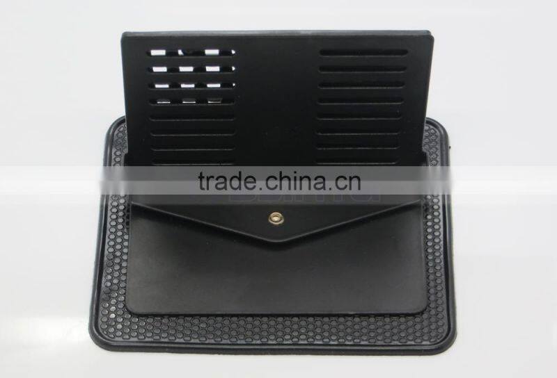 PU Metal sticky pads Car Bracket Phone Holder Stand for phone GPS Tablet 360 Degree Anti Slip Mats