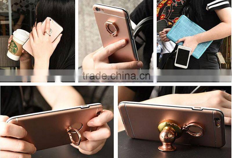 Cheap Hard Aolly Mobile Holder Phone Case For iPhone 6S Plus Cases With Ring Holders