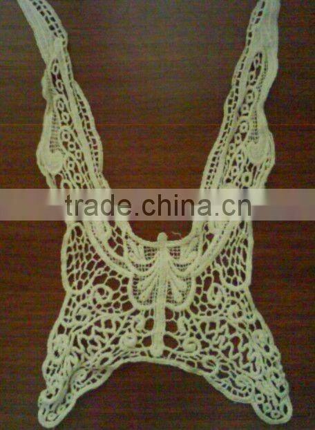 2014 new crochet cotton neck lace/dress making neck lace /collar lace