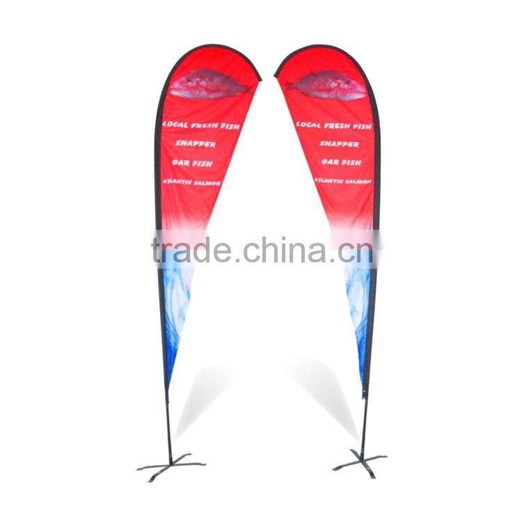 Hotselling Samples Are Available Simple Style Screwed Drill Teardrop Flag