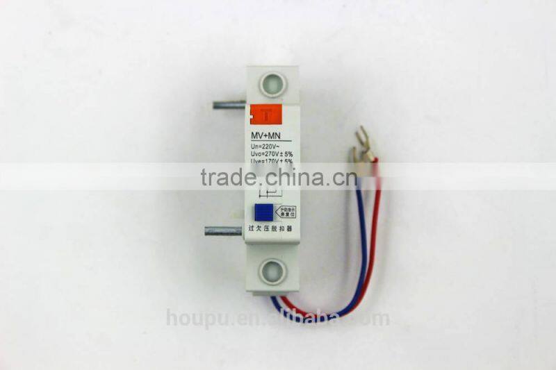 MV+MN automatic reset remote circuit breaker auxiliary switch
