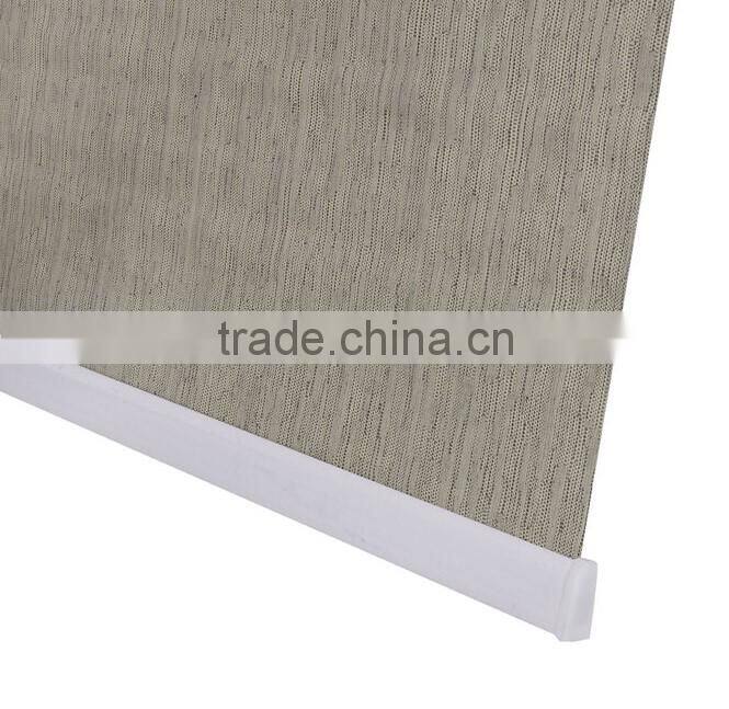 Grey fabric complete black out roller blinds for home decoration
