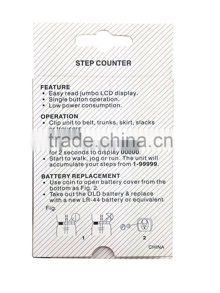 Hot-selling Sensor Pedometer With Calorie Counter