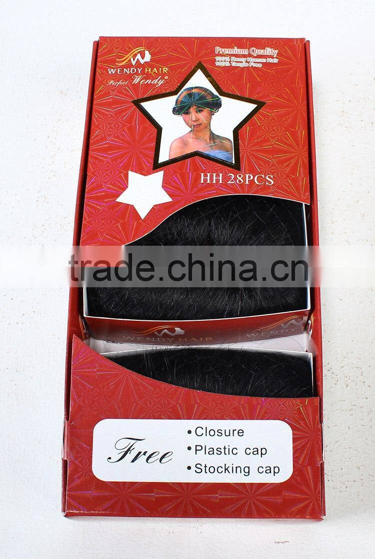 OTHER wavy human hair drawstring ponytail with 12 months guarantee