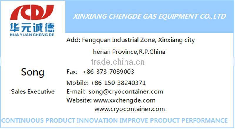 ASME Vacuum Double Layers Cryogenic Industrial Gas Storage Tank Chemical Storage Container Pressure Vessel
