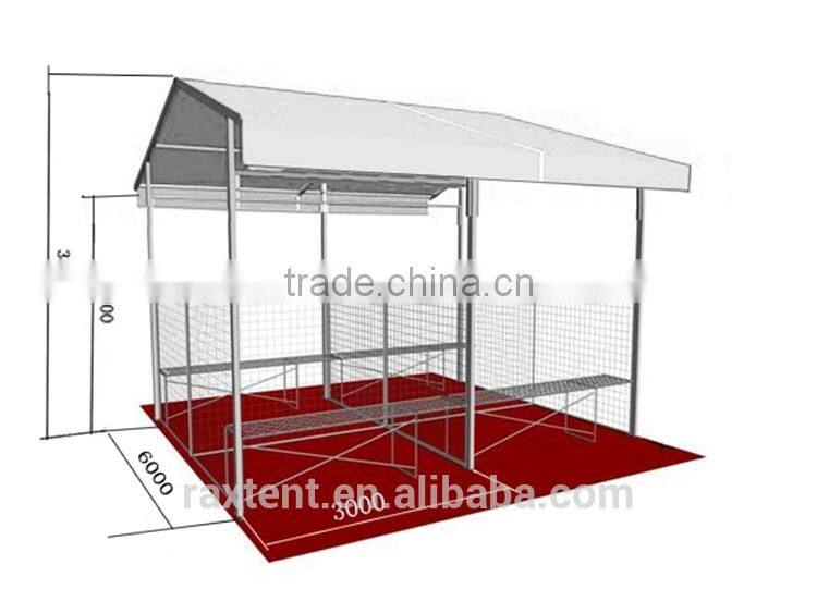 Focus on tent pole accessory