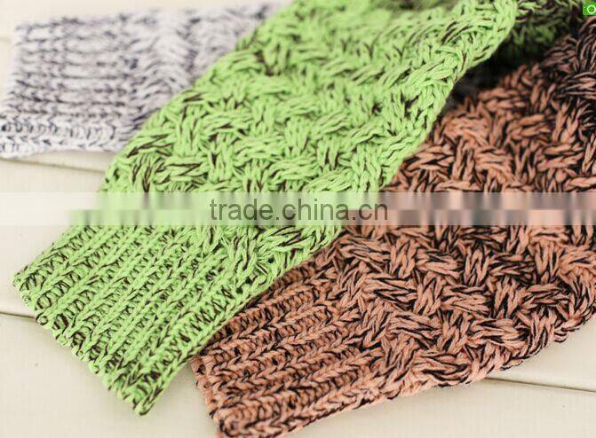 Gradual blending loose round neck sweater hedging women pullover