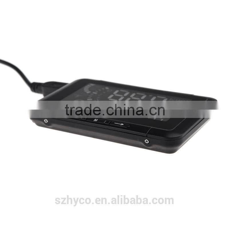 LED Car HUD Head Up Display With OBD2 Interface Plug & Play car Speeding Warn System lcd W01