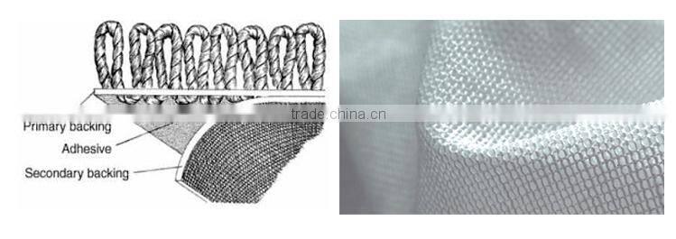 fleeced fabric backing for synthetic turf