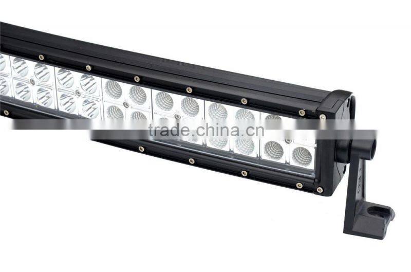 180w double row cree led driving light bar curved