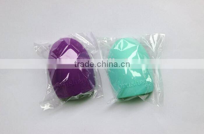 Brushegg Silicone Brush Cleaning Egg Brush Cleaning egg Cosmetic Brush Cleanser Mack up Makeup Brush Cleaner Clean tools