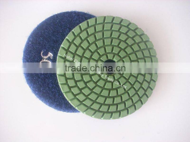 Resin Bonded Sunflower Polish Floor Concrete Wet Dry Diamond Pad